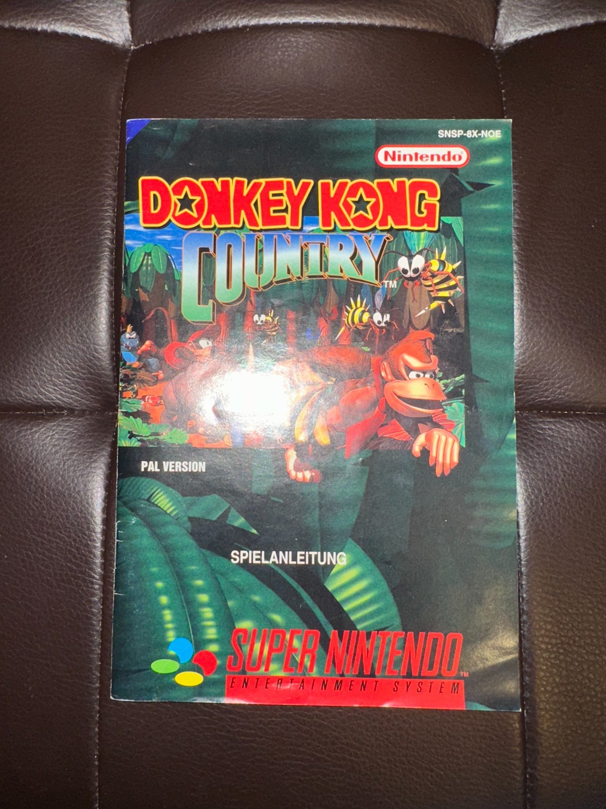 Donkey Kong Country SNES PAL CIB Complete German Version Authentic