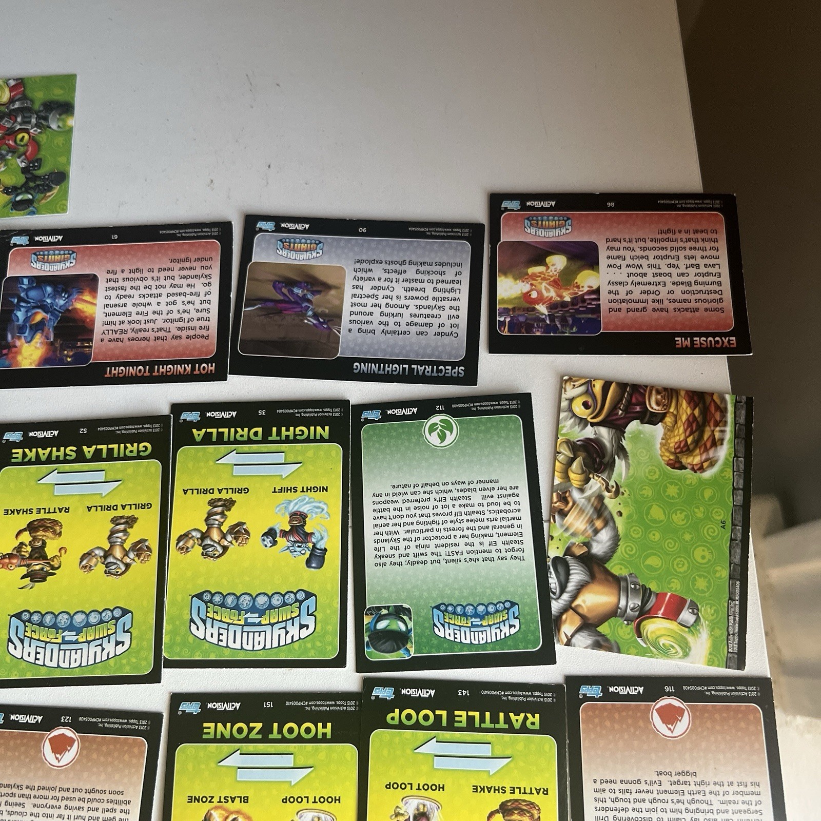 Skylanders Trading Card Lot 31 Spyro’s Adventure