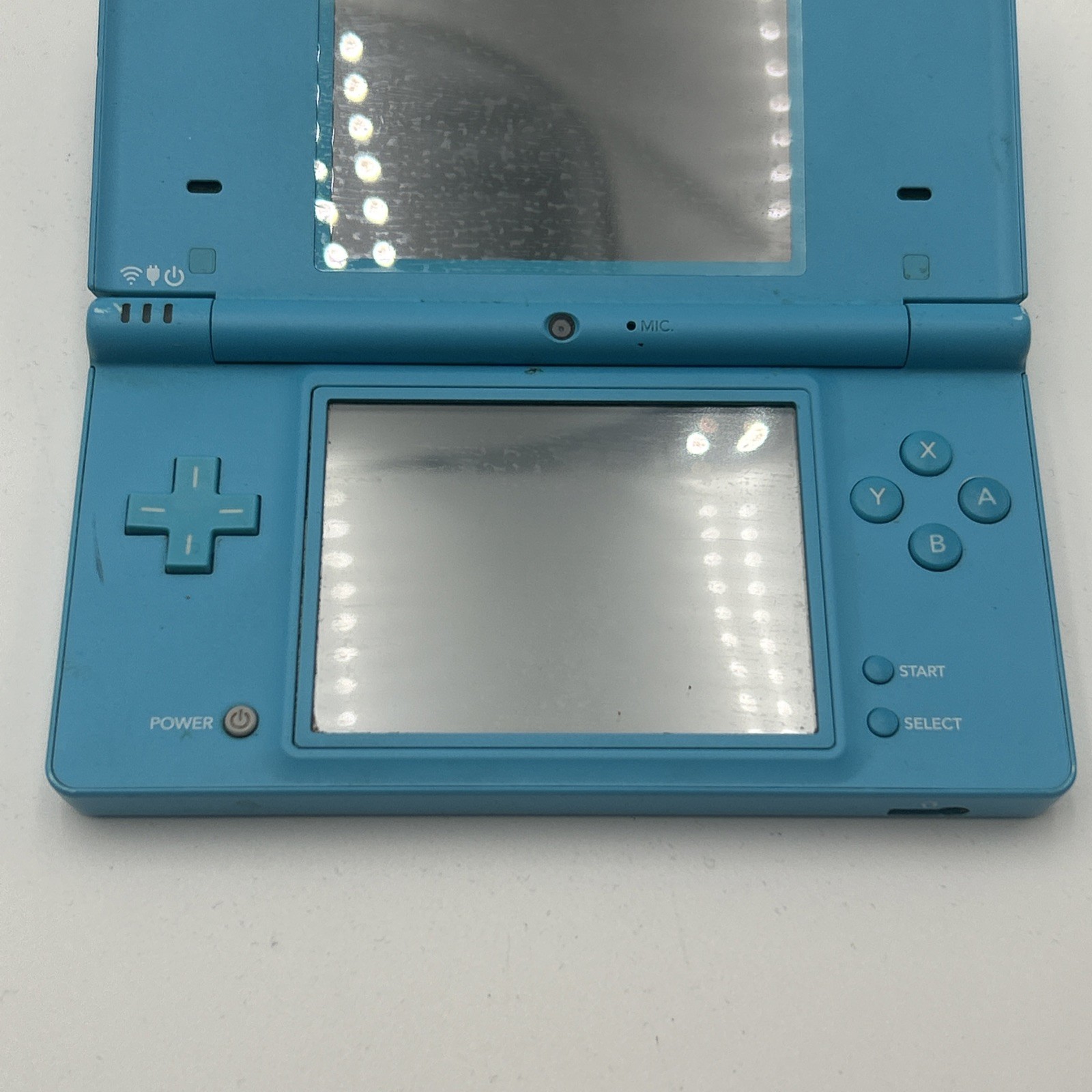 Nintendo DSi TWL-001 Teal Blue No Charger Or Stylus L And R Buttons Bad READ