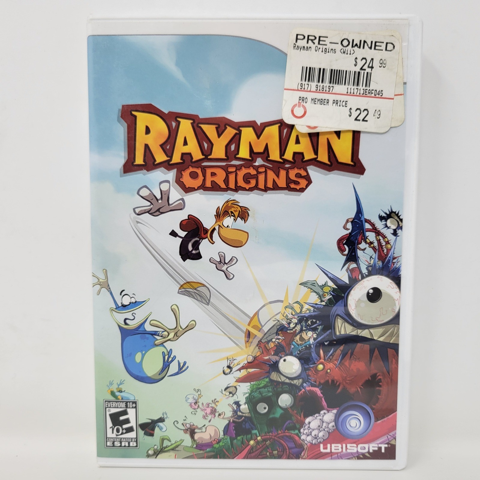 Rayman Origins Nintendo Wii Game Complete with Manual RVL-SOJE-USA Ubisoft 2011