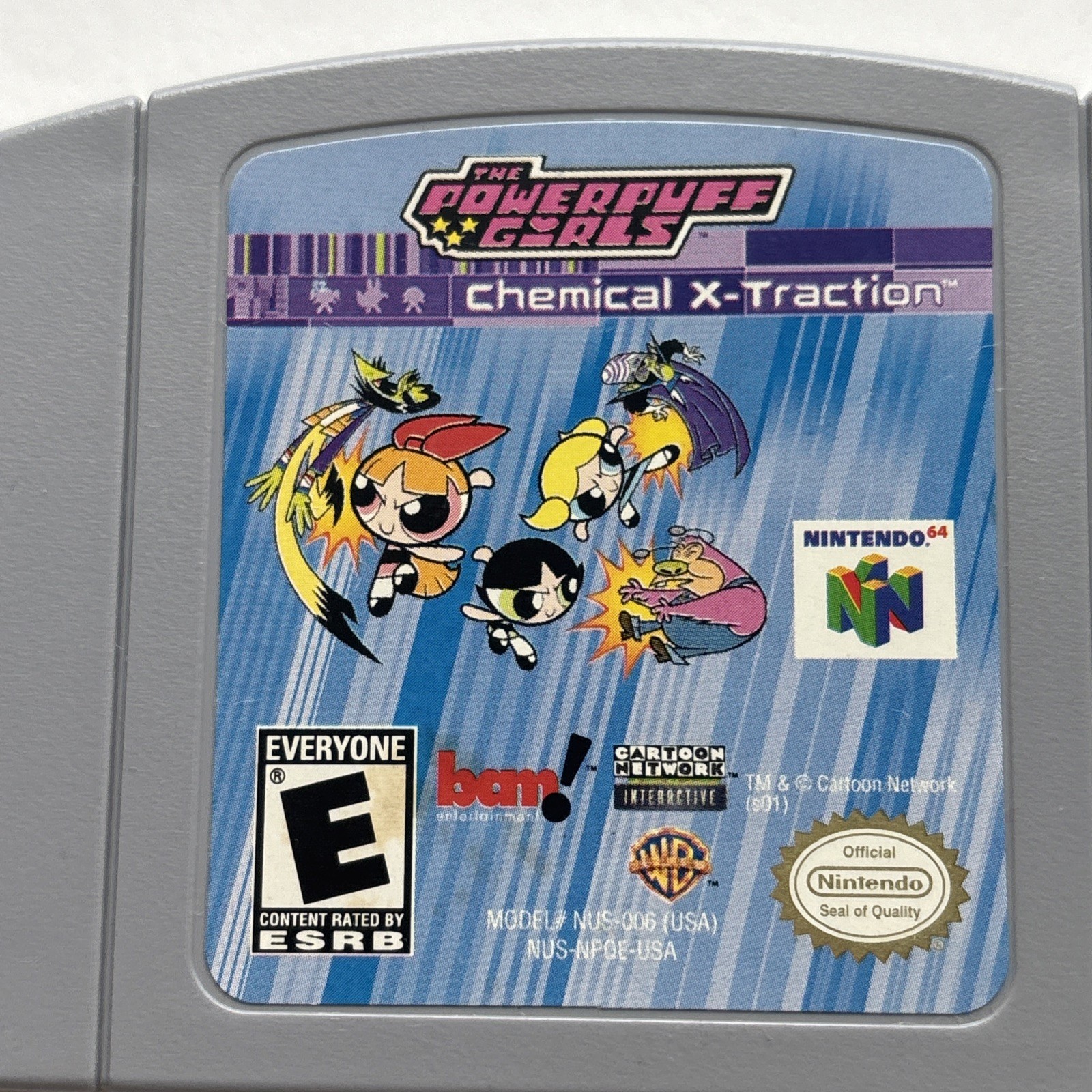 The Powerpuff Girls Nintendo 64 N64 Authentic Game Cart Cleaned Tested Retro Fun