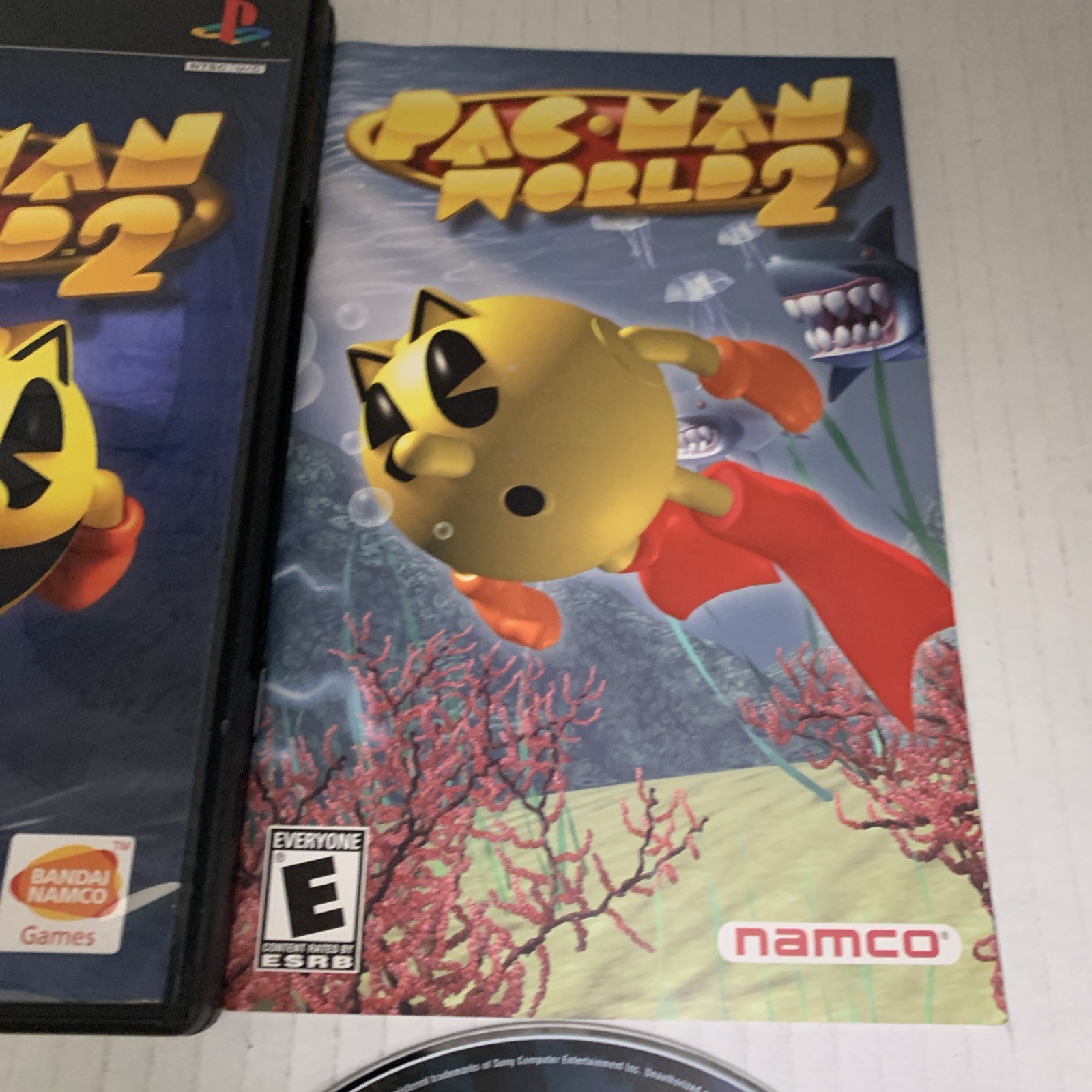 Mint Pac-Man World 2 / PlayStation 2 PS2 / Compete W/ Reg See Pics & Store