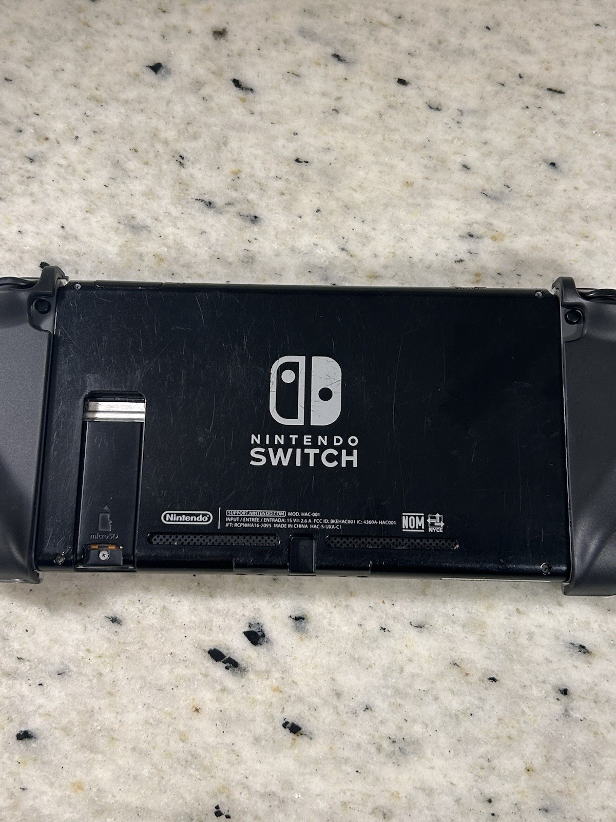 Nintendo Switch HAC-001 Gray Console w/ OEM Charger Tested Working