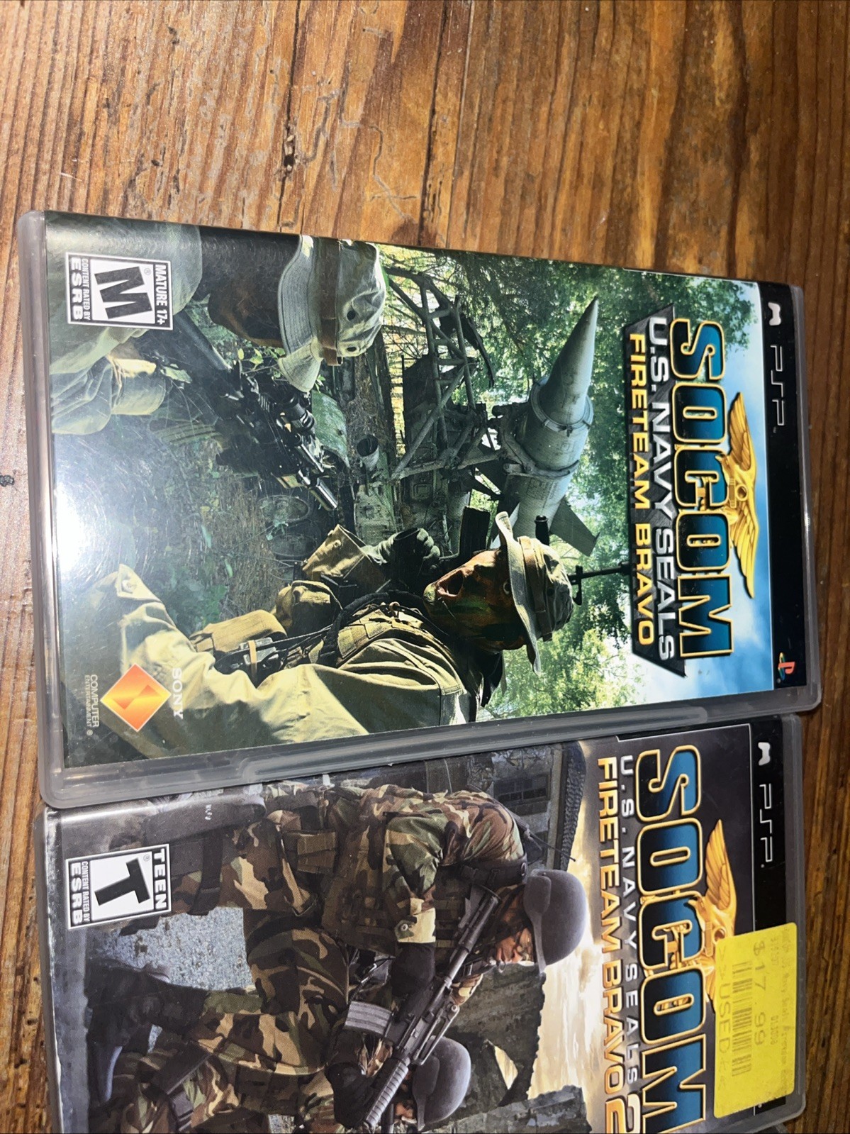 SOCOM US Navy Seals Sony PSP Trilogy Bundle Fireteam Bravo 1 2 3