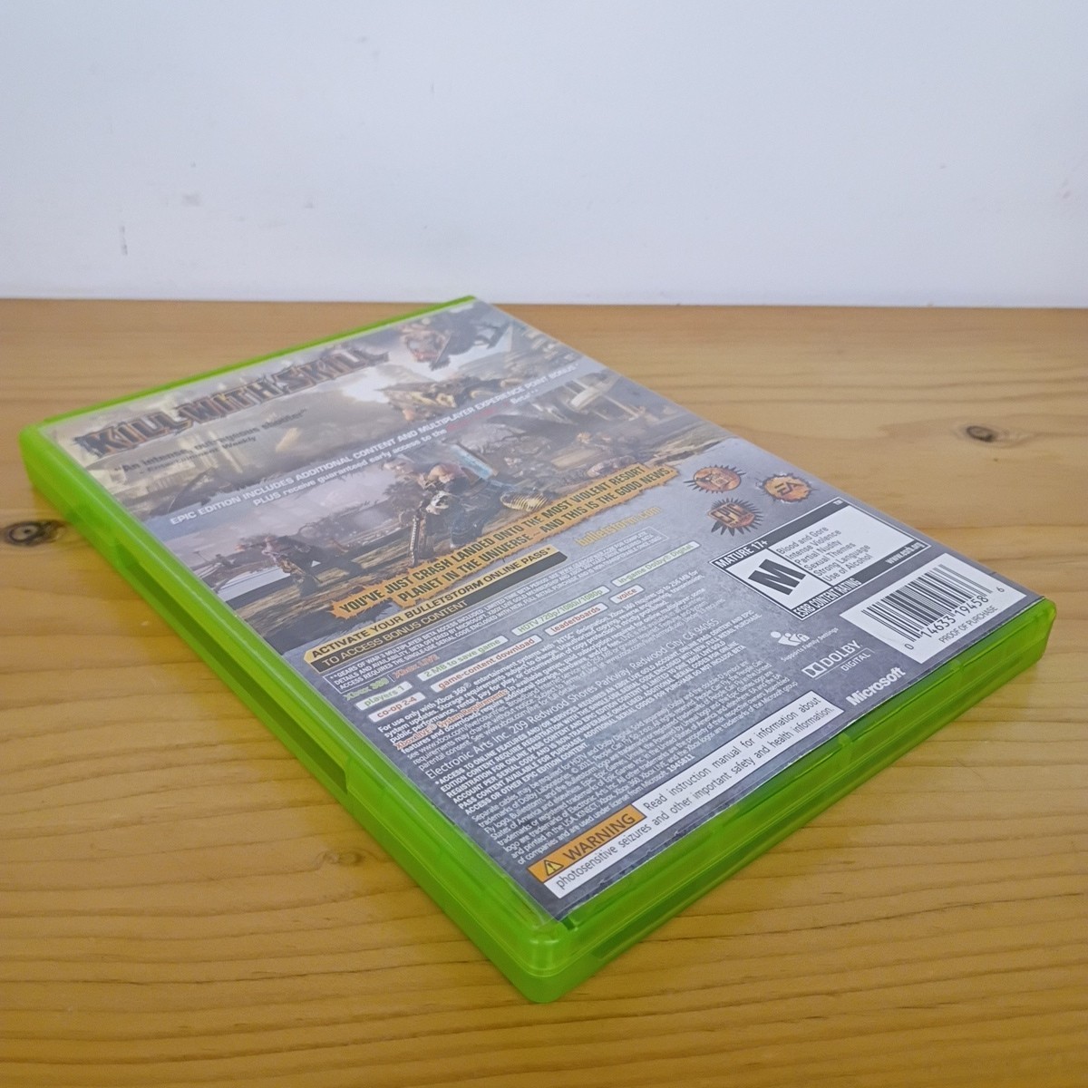 Bulletstorm Epic Edition Microsoft Xbox 360 w/Manual CIB Tested And Working