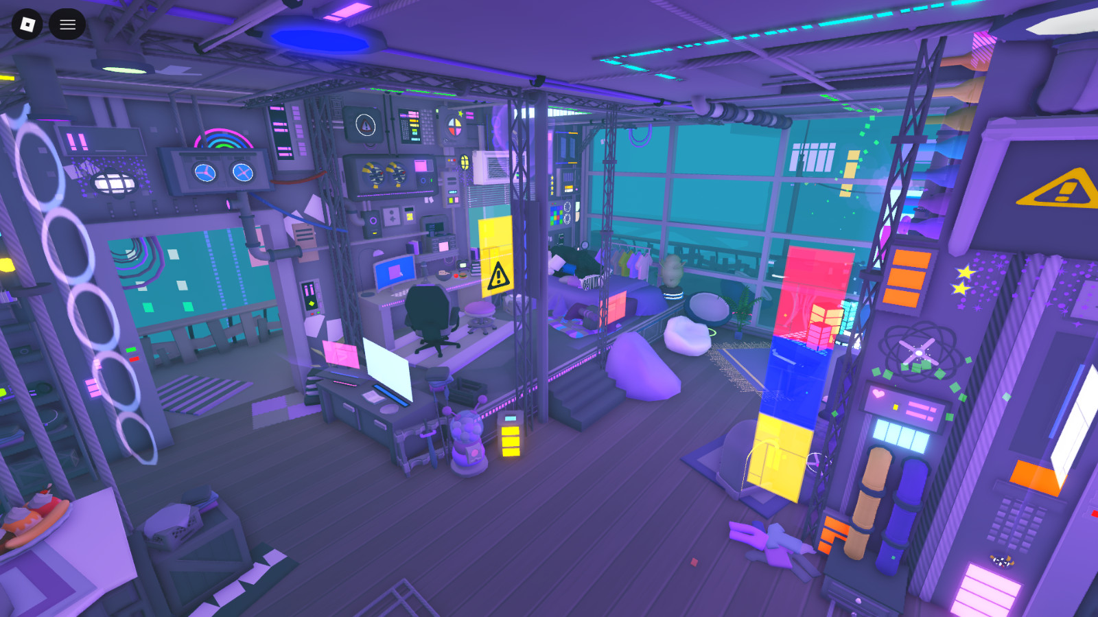 Adopt From Me l CyberPunk Apartment l 🟢Online l Same Day 🚚