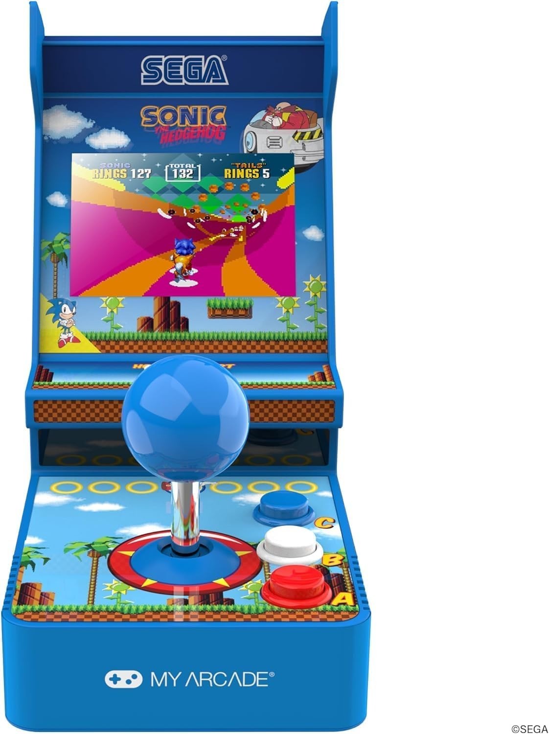 My Arcade- Sonic The Hedgehog Retro Game Console, 2 Games in 1, 3.5″ Display-NEW