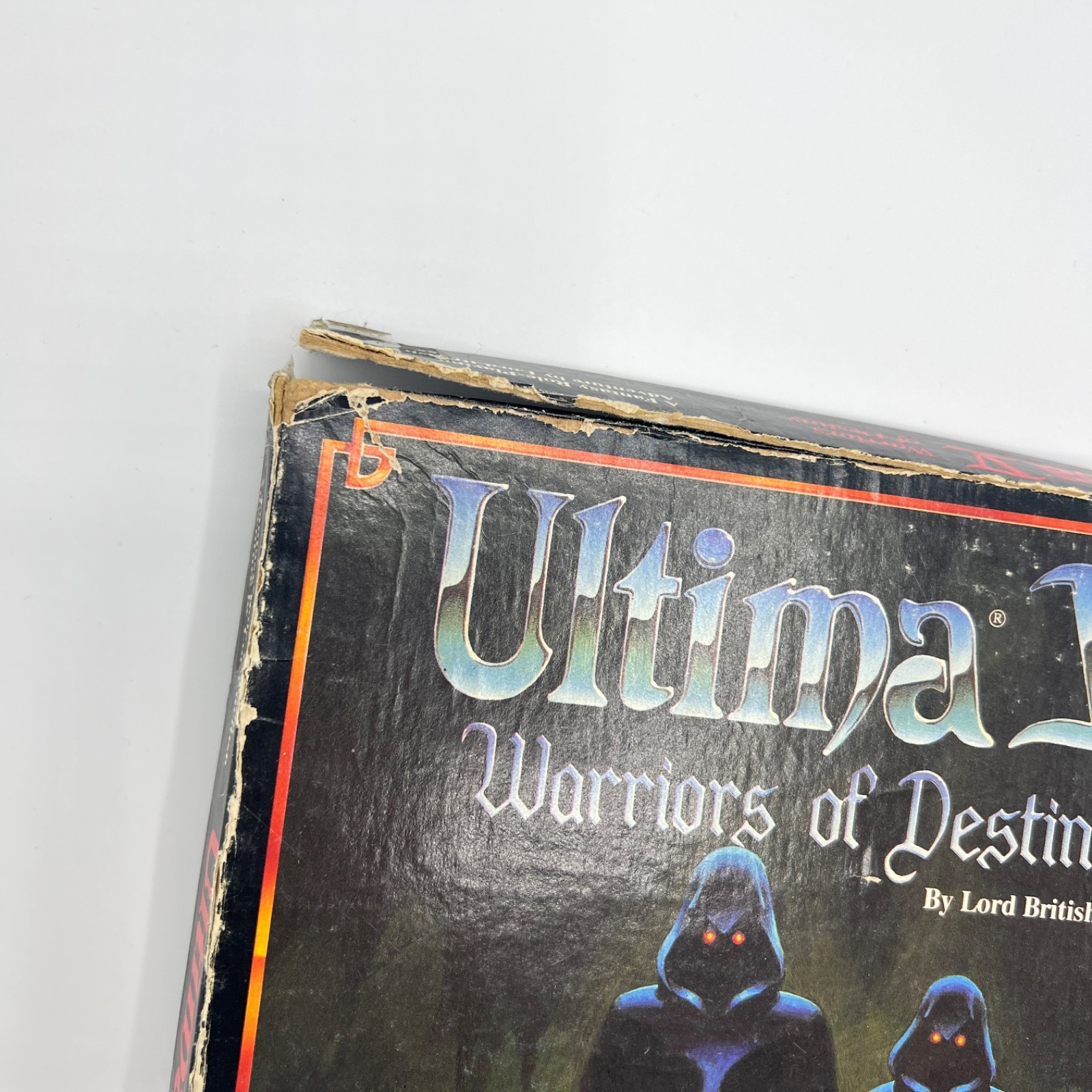 Ultima V 5 Warriors of Destiny Amiga Big Box RPG CIB, Cloth Map, Coin