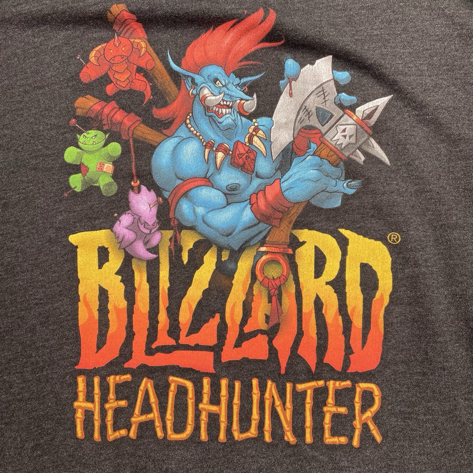 Blizzard Entertainment HEADHUNTER Employee Jacket Hoodie Sweater Mens Large RARE
