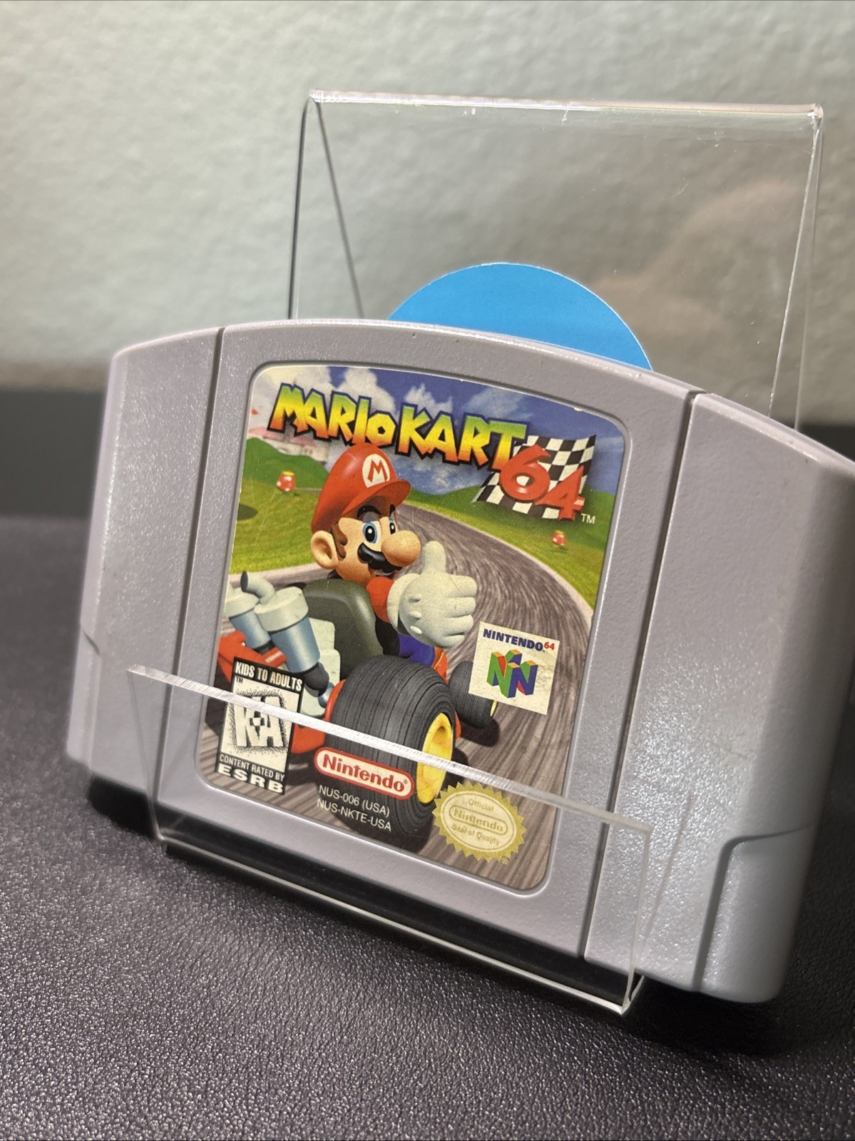 Authentic Mario Kart 64 Cartridge Nintendo N64, 1997 Cart Only Tested Working