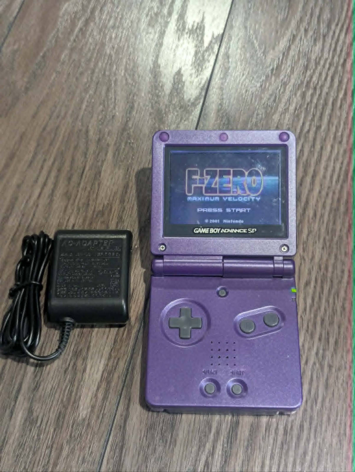 Nintendo Game Boy Advance GBA SP Midnight Purple System AGS 001