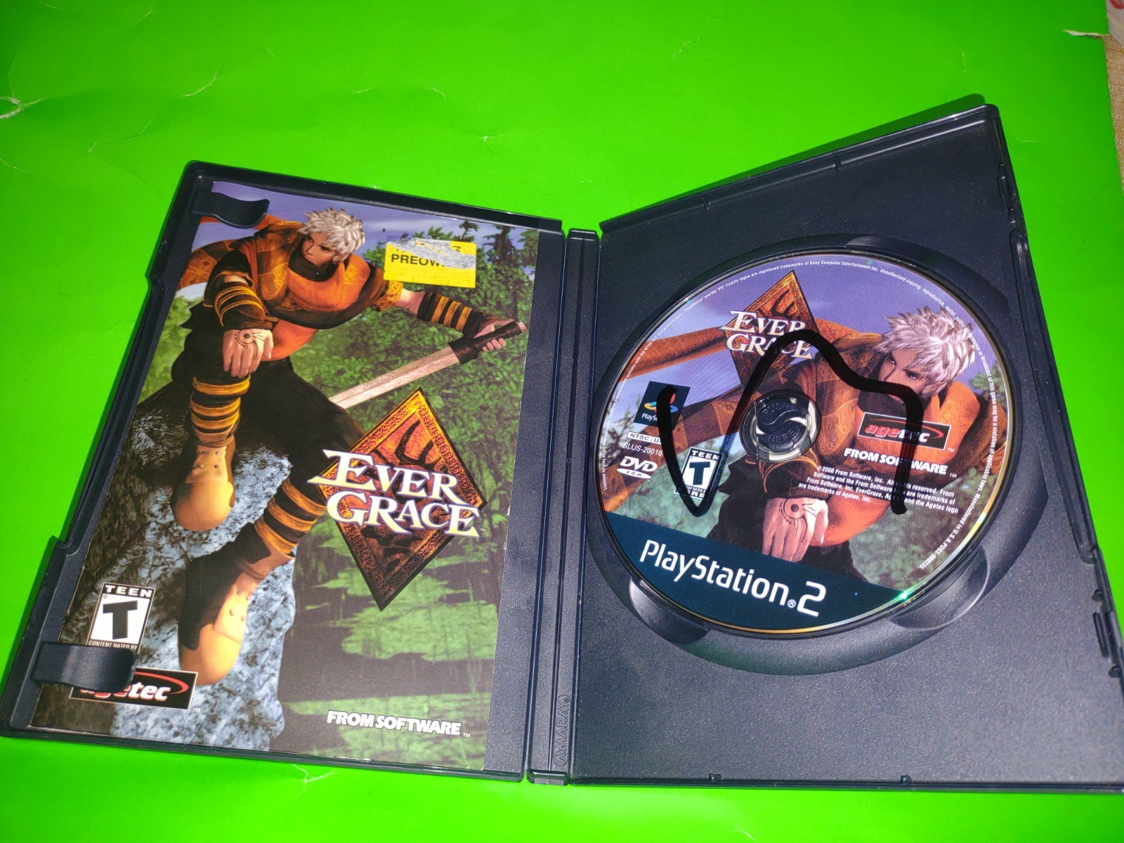Evergrace (Sony PlayStation 2, 2000) PS2 – CIB Tested From Software