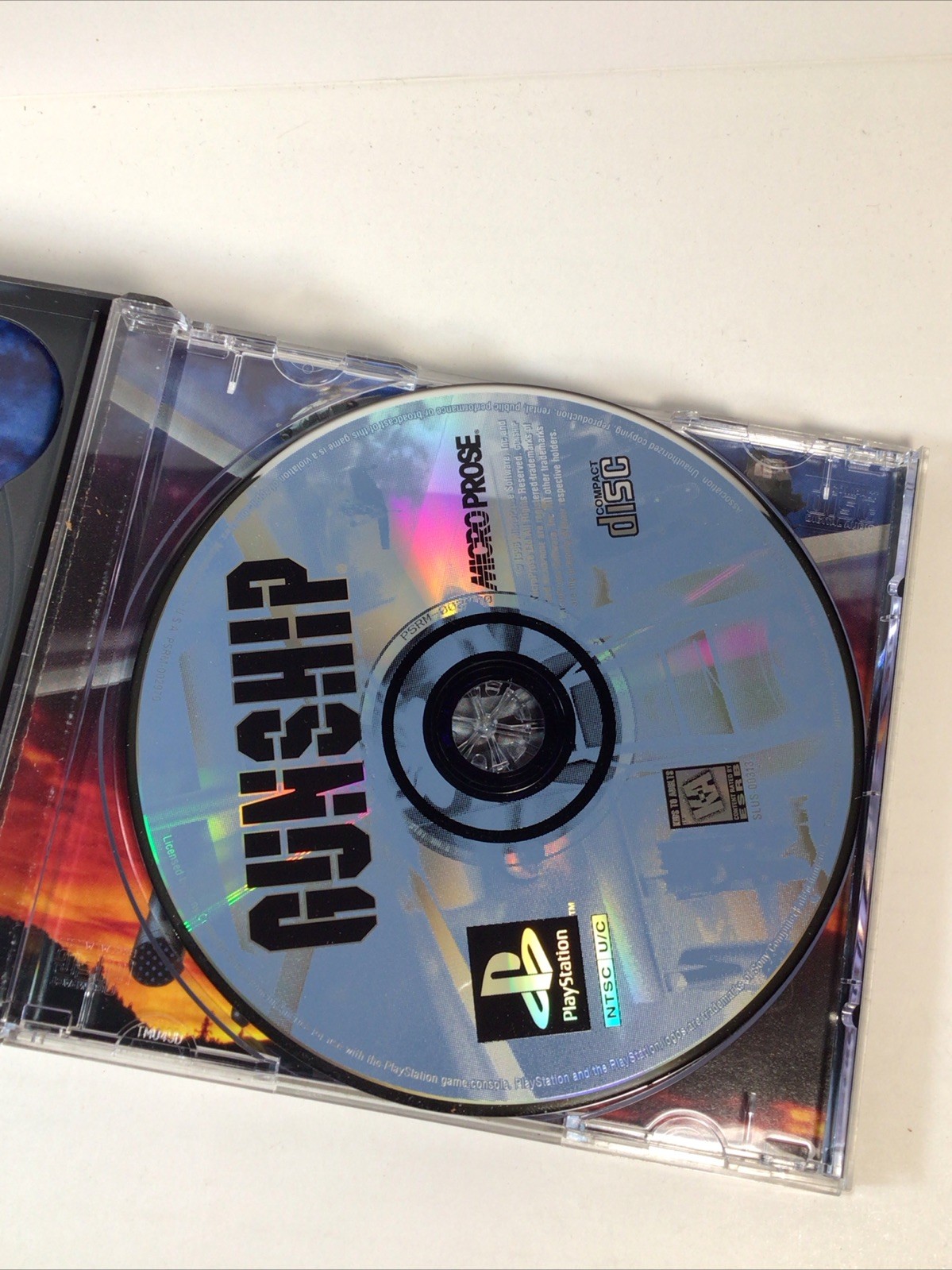 1996 Gunship PS1 Video Game Sony PlayStation 1 Complete w/ Manual CIB