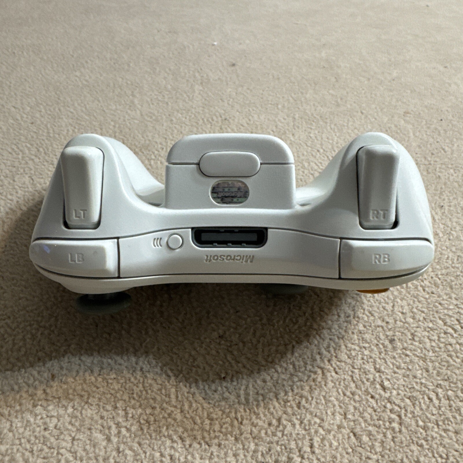 Microsoft Xbox 360 Wireless Controller – White/Silver Tested Working