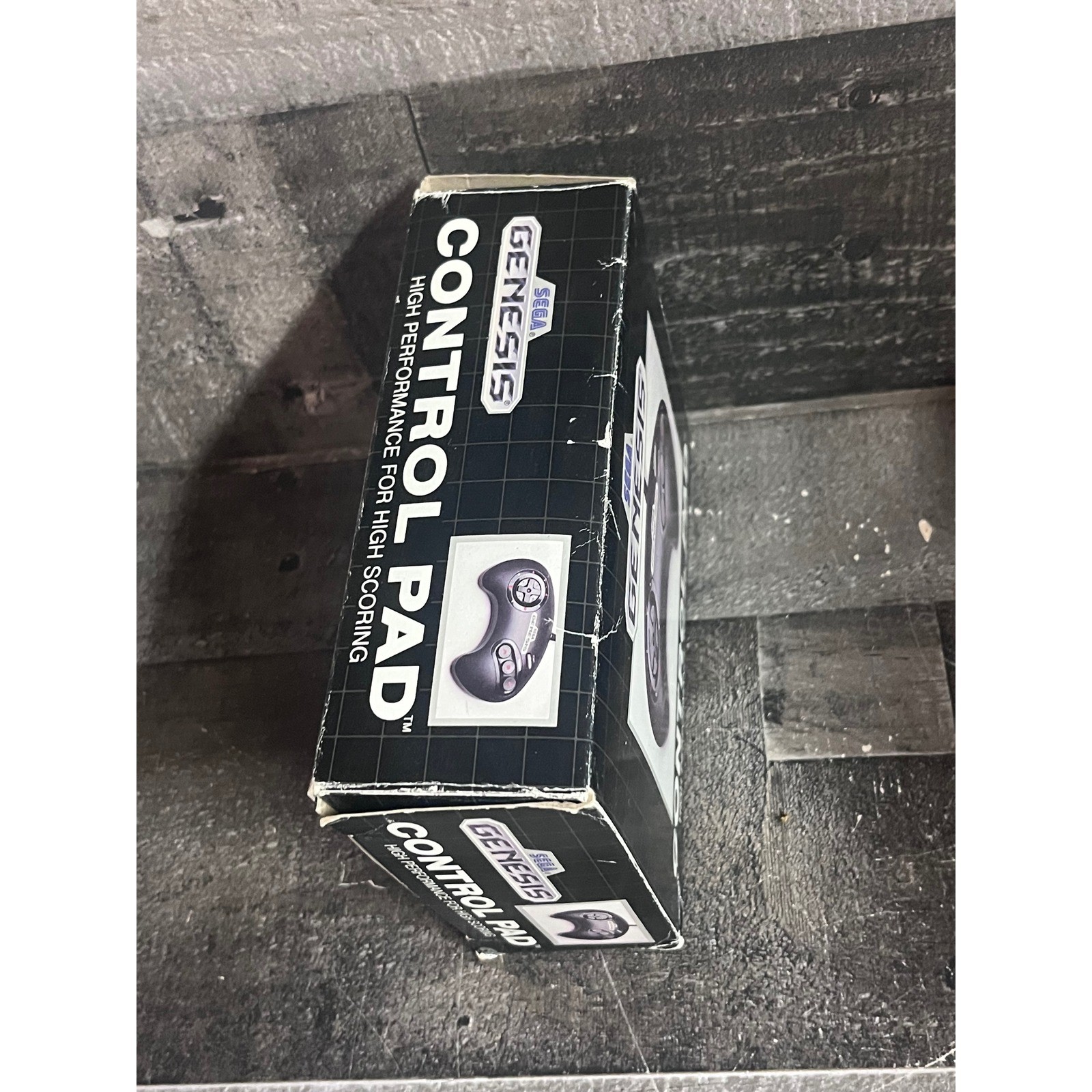 Sega Genesis Control Pad Model 1650 3-Button Wired Controller with Original Box
