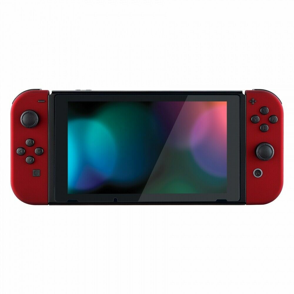 Custom Soft Touch Red Shell w/ Buttons for Nintendo JoyCon & Switch OLED Joy con