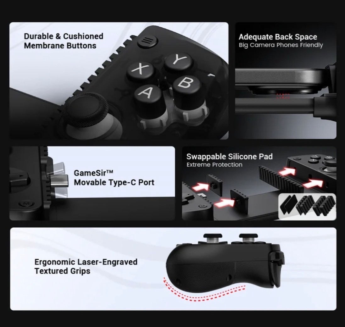 GameSir X5 Lite Mobile Gaming Controller with Hall Effect Sticks