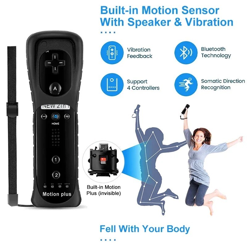 Nintendo Wii Controller Authentic OEM Wii Remote Motion Plus Pick Your Color