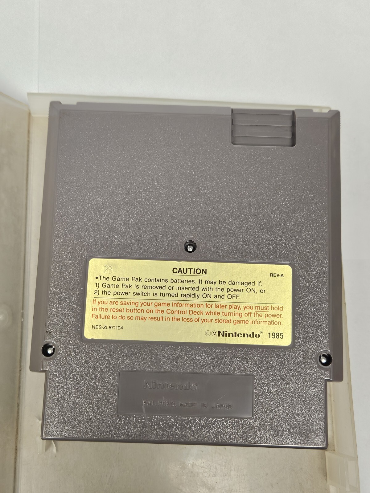 Ultima: Quest of the Avatar (Nintendo Entertainment System 1990) Cartridge& Case