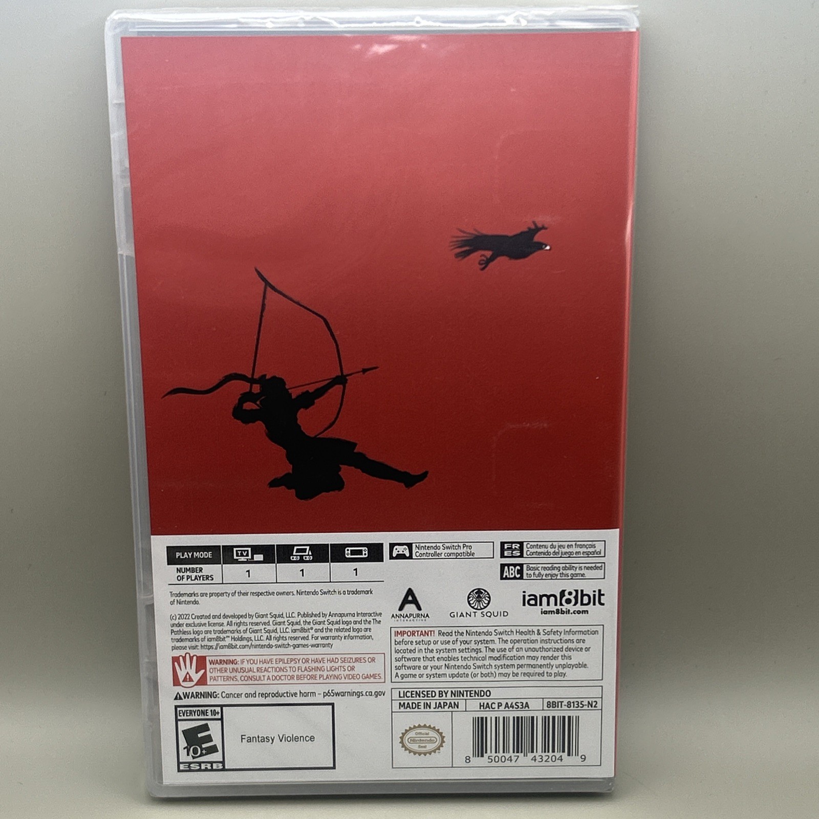 The Pathless 💫 Nintendo Switch – iam8bit Exclusive Edition – Factory Sealed