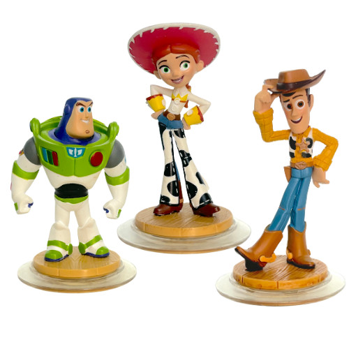 Lot of 6 Disney Infinity Toy Story – Woody Jessie and Buzz Lightyear Figures