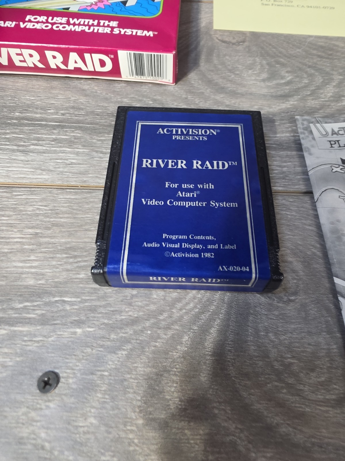 River Raid (Atari 2600) CIB Complete In Box W/ Manuals & Inserts – Tested