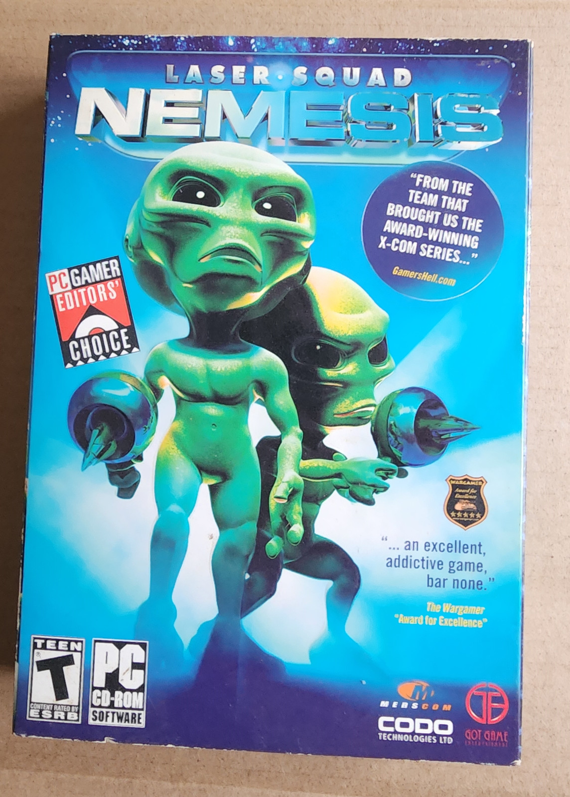 Laser Squad Nemesis PC (2002) Small Box NEW FACTORY SEALED – XCOM Tactics!