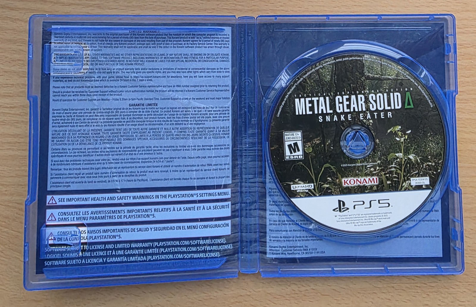 Metal Gear Solid Delta: Snake Eater & Master Collection Vol.1 PlayStation 5 PS5