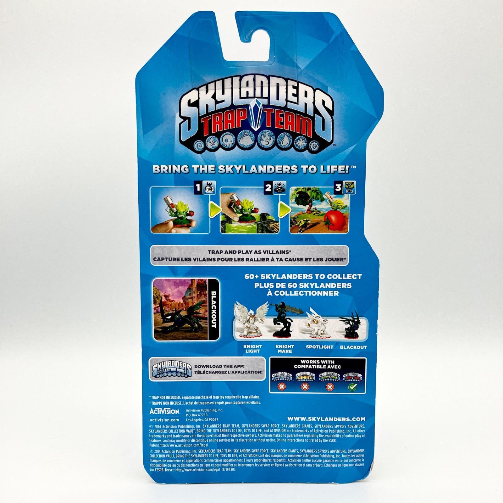 Skylanders Trap Team Blackout Figure Character NIB Activision NEW SEALED ~ RARE!