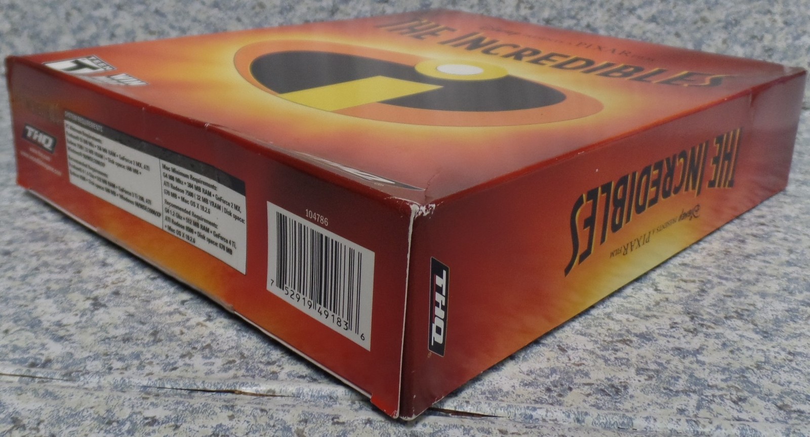 Video Game PC The Incredibles Disney Pixar NEW Big Box #1