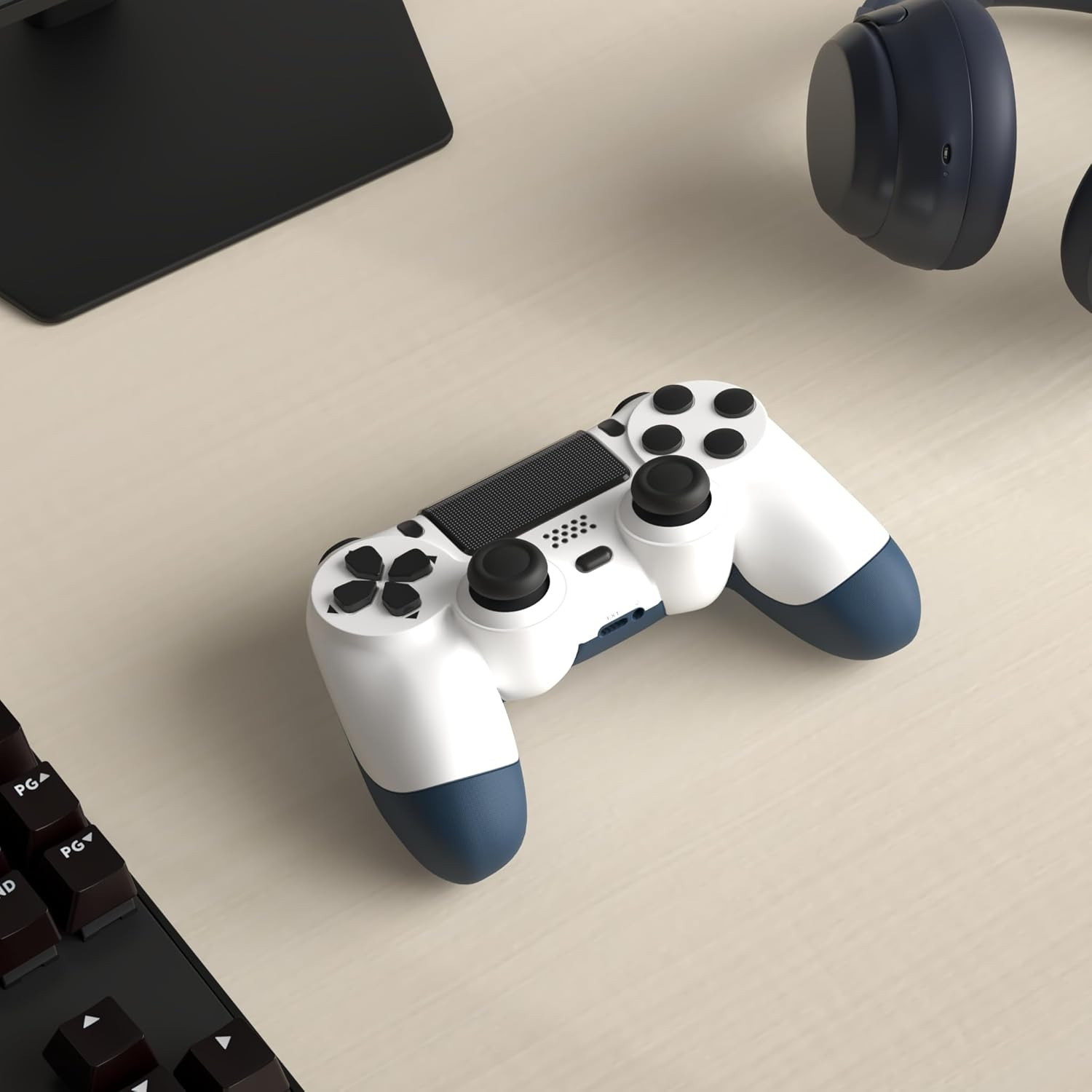 MOVONE Wireless Controller Dual Vibration Game Joystick Controller for Ps4 Contr