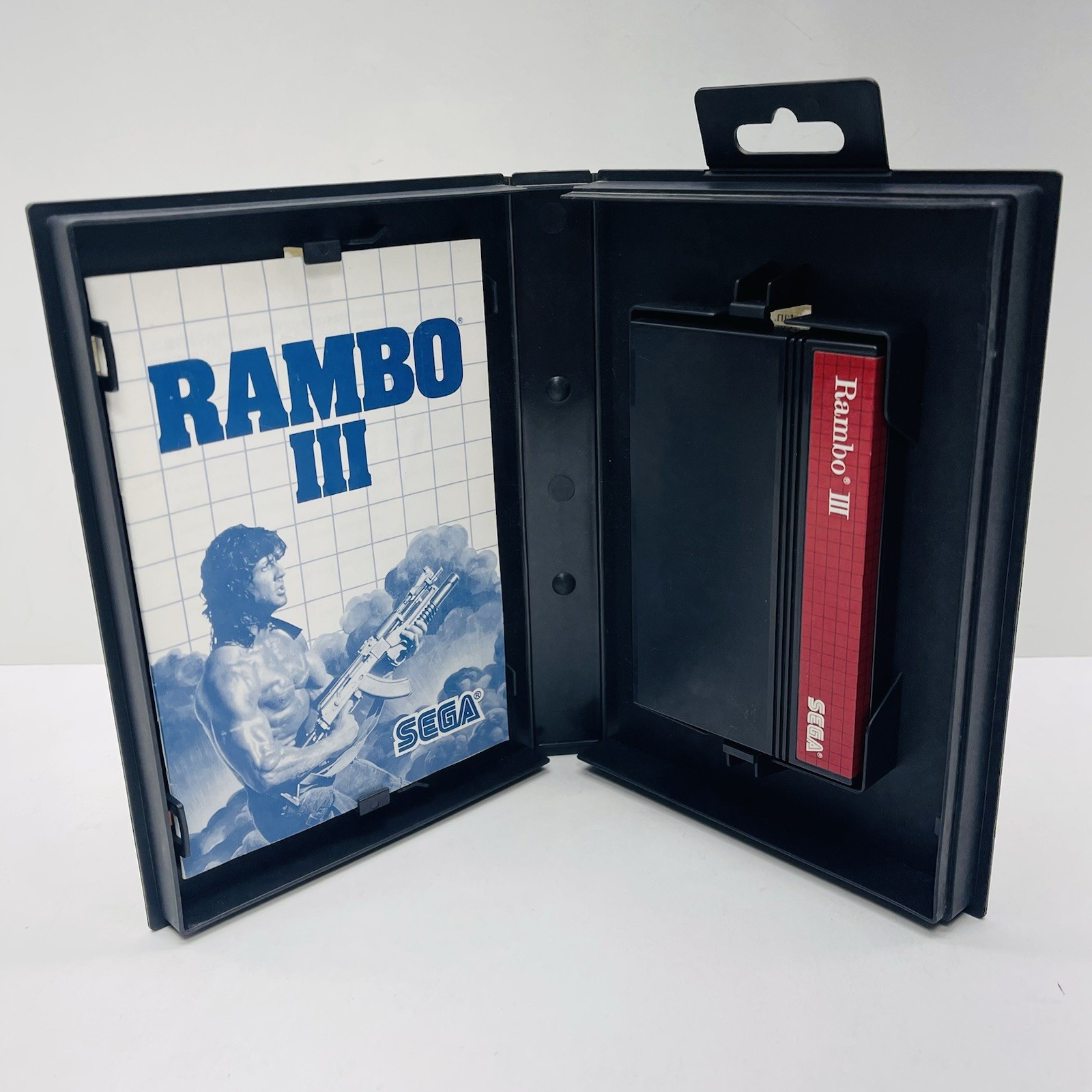 Rambo III 3 (Sega Master System, SMS 1986) CIB Complete w/ Manual Authentic