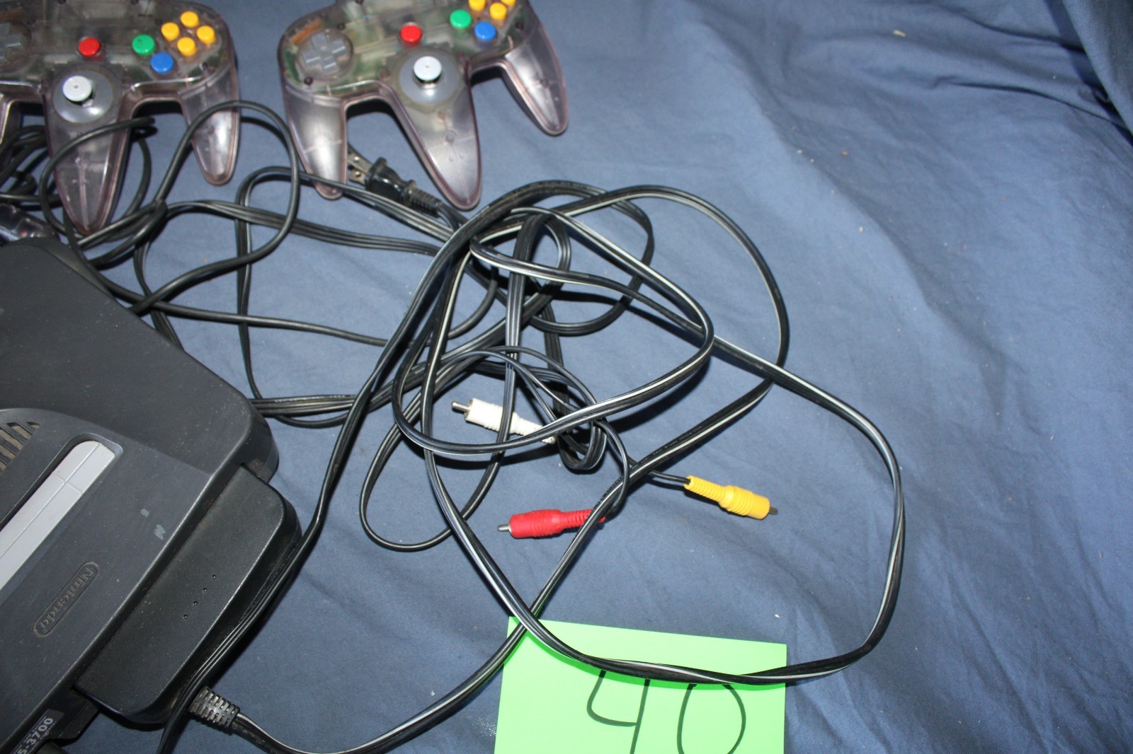 Nintendo 64 N64 Console Atomic Purple OEM Controllers Memory Expansion WORKS