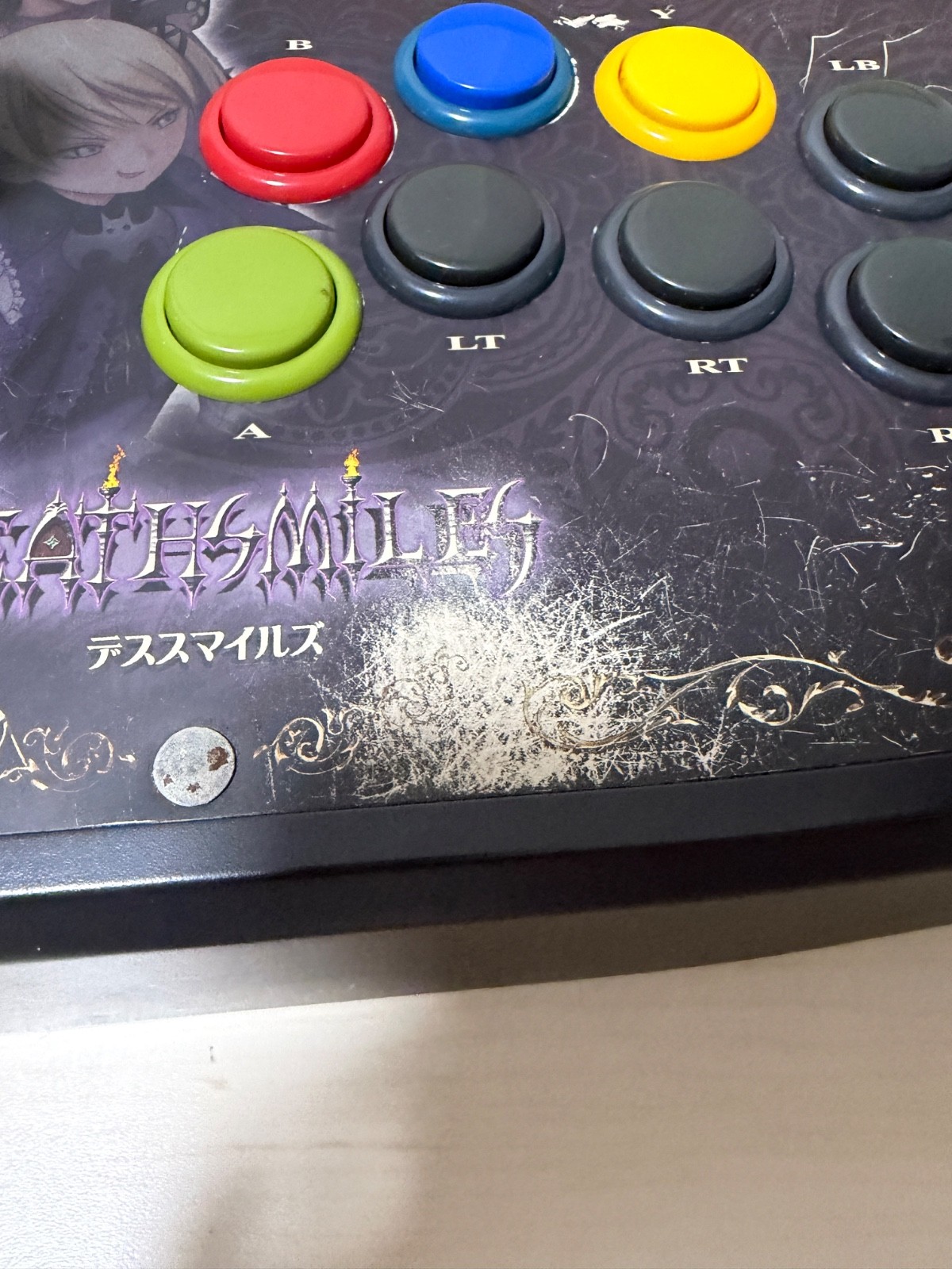 Deathsmiles Arcade stick Controller Xbox 360 Japan Death smiles