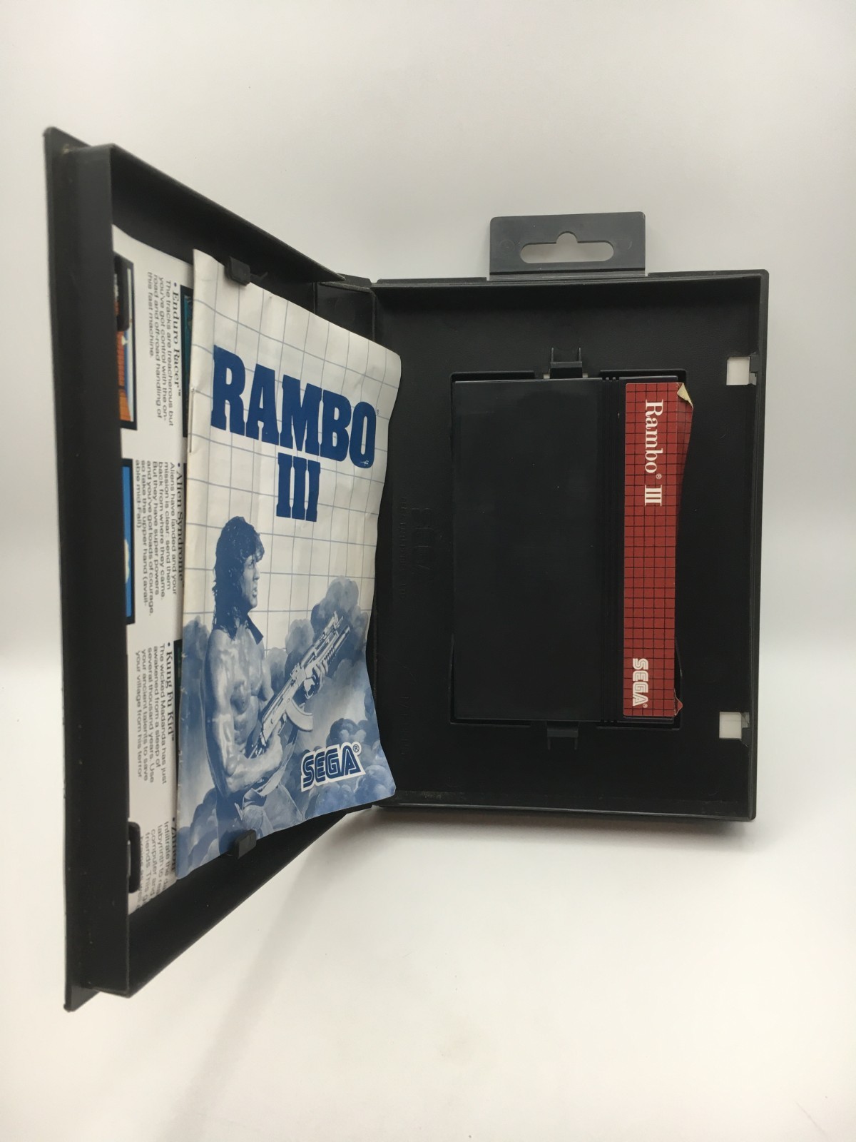 Sega Master System 1986 – Rambo 3 w/ Box & Manual (Works)