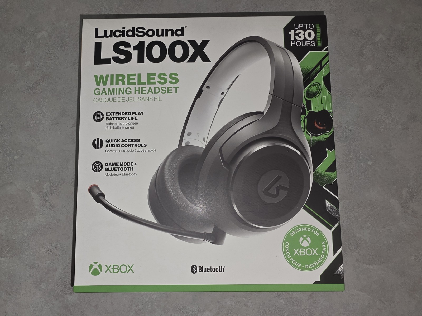 LucidSound LS100X Wireless Xbox Headset, Bluetooth, Boom Mic
