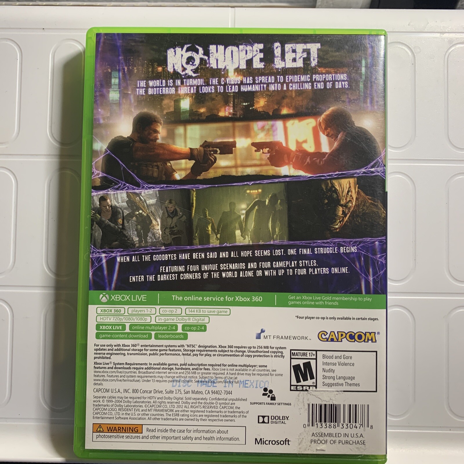 Resident Evil 6 (Microsoft Xbox 360, 2012)