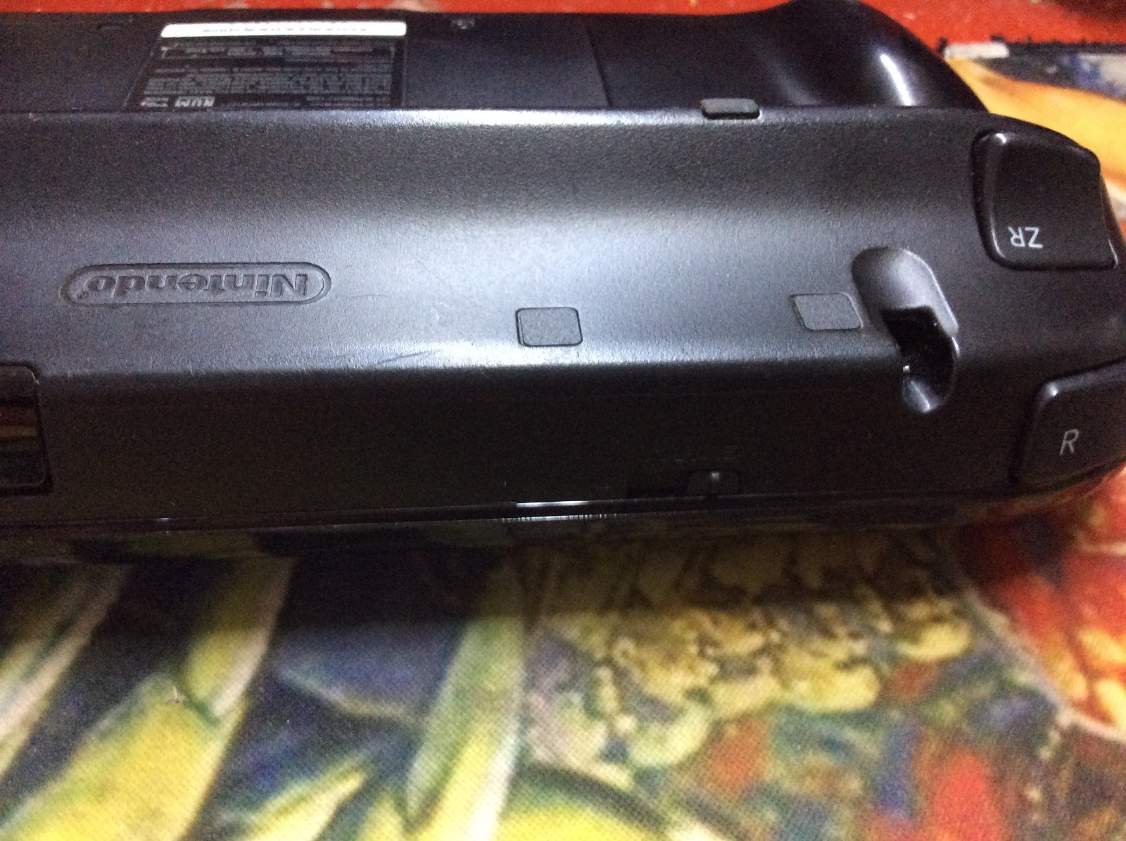 Nintendo Wii U WUP-010 Gamepad Only Black Works Tested.