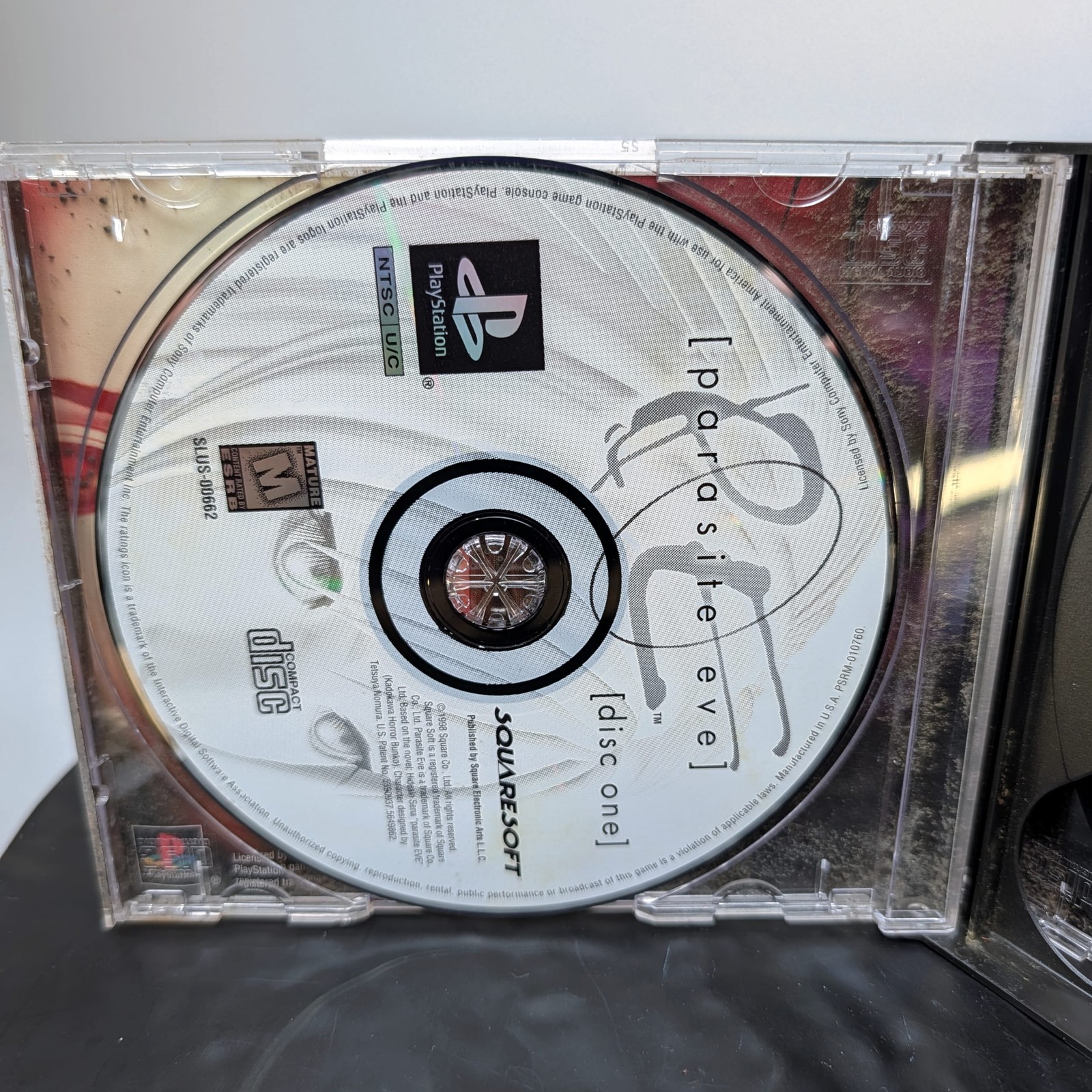 Parasite Eve PS1 PlayStation Squaresoft 3-Disc Black Label Complete CIB ð®