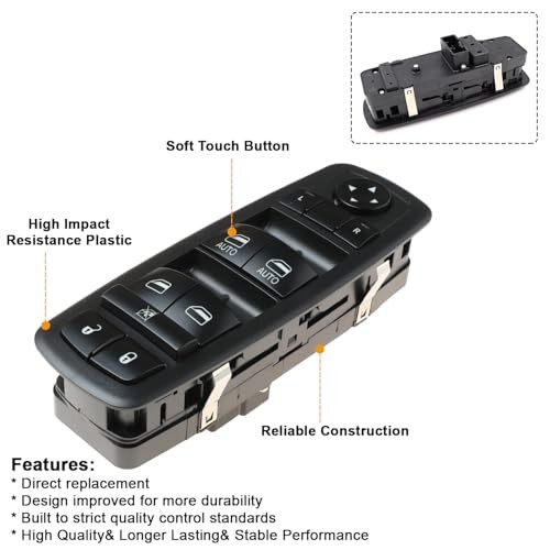Master Power Window Switch for 2011/12/2013/2014/15/2016/17/18/2020