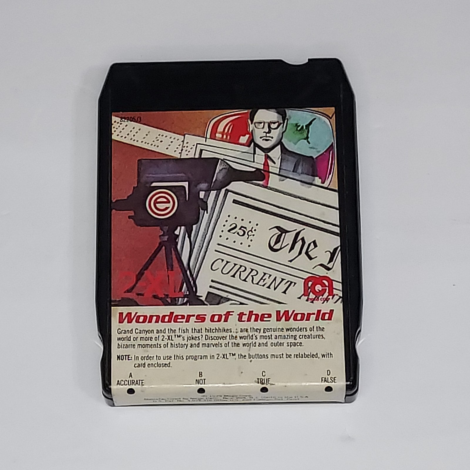 WONDERS OF THE WORLD Mego 2XL Talking Robot 8 Track Tape 1979