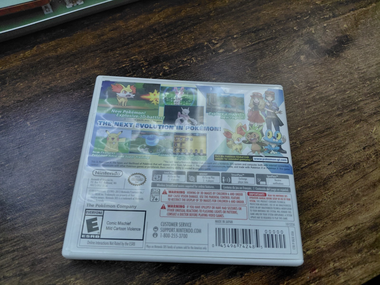 Pokémon X – Nintendo 3DS – TESTED AUTHENTIC – WORKS!