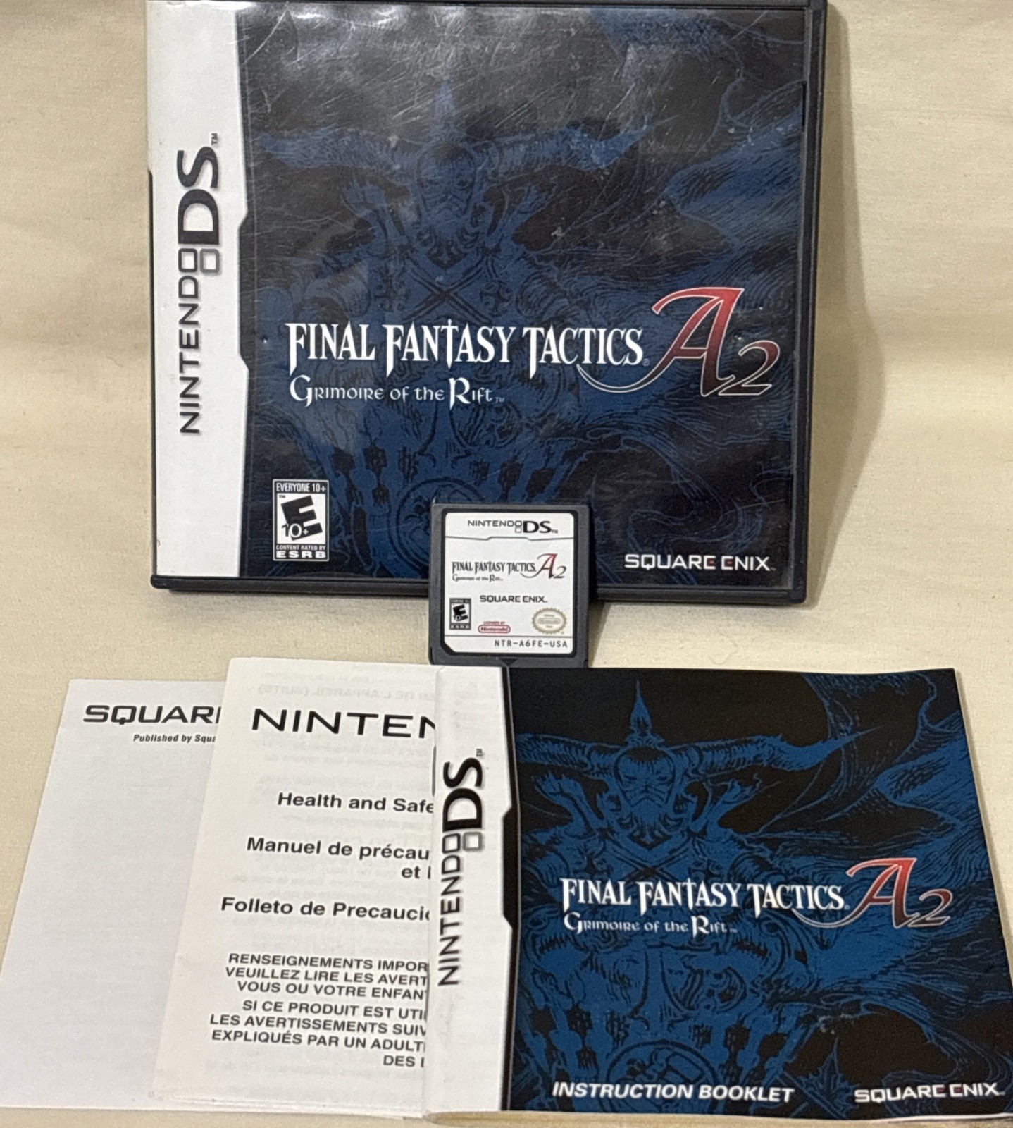 Final Fantasy Tactics A2: Grimoire of the Rift (Nintendo DS, 2008) – Complete