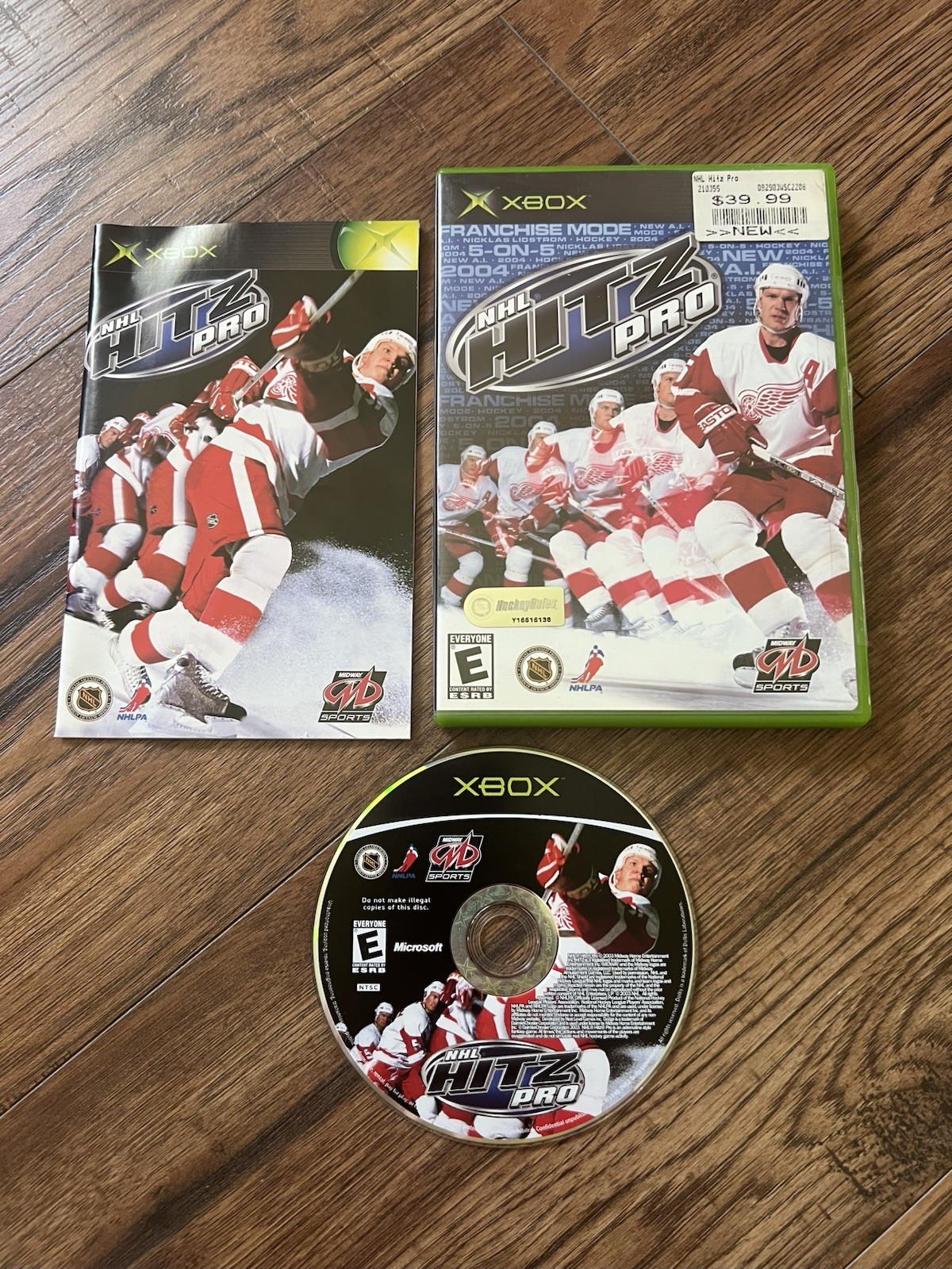 NHL Hitz Pro Microsoft Xbox (2003) + NHL 04