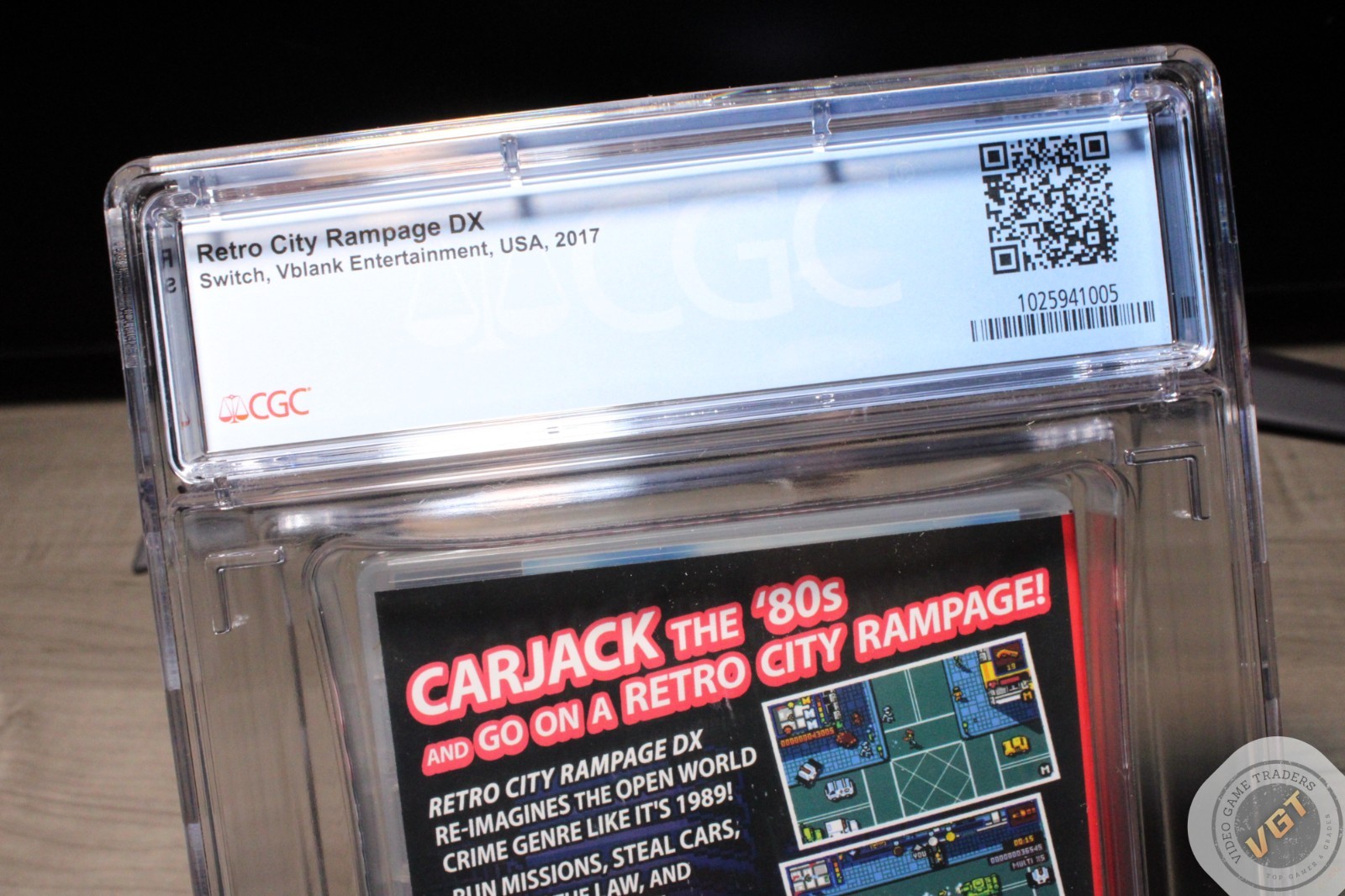 CGC 9.6 A++ Retro City Rampage DX Collector’s Edition Nintendo Switch 2017 NEW!