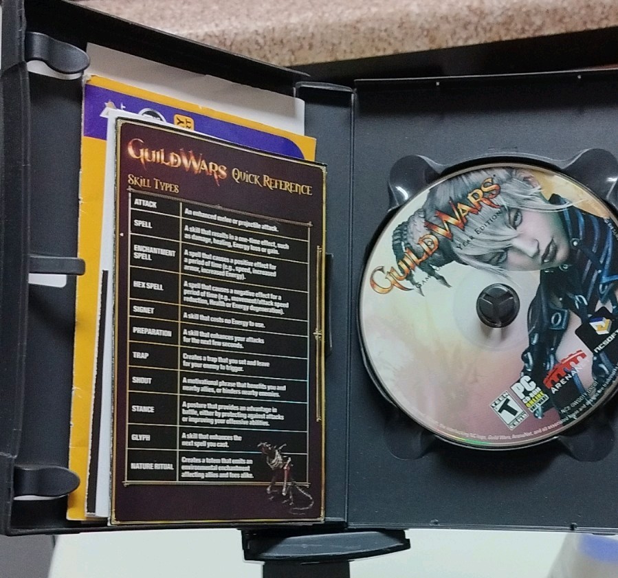 NCsoft Guild Wars Game of the Year Edition PC Manual Included Seven Weapons