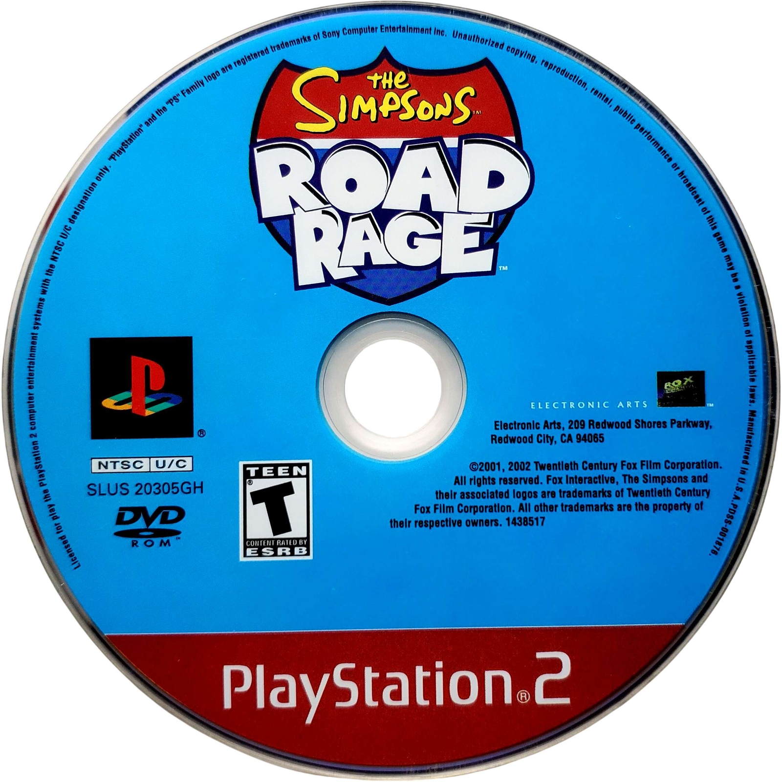 The Simpsons Road Rage Greatest Hits – Sony Playstation 2 Pristine Authentic