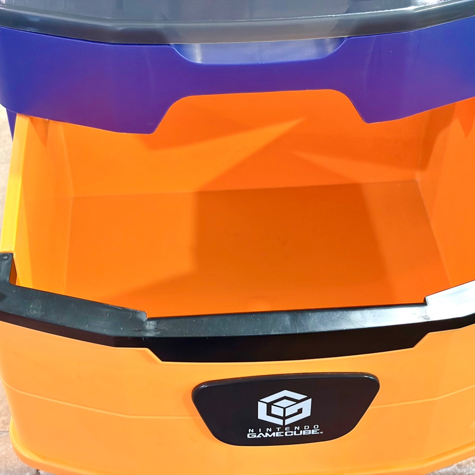 Official Nintendo GameCube Station Rack Storage Orange Purple OEM Wheels Japan