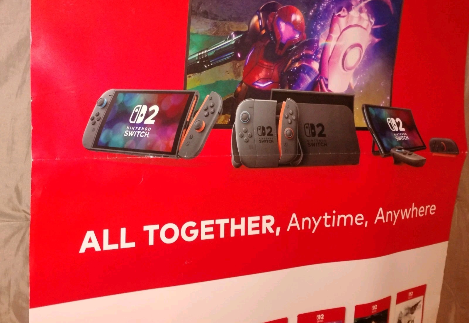 GameStop Promotional Poster. Metroid Prime 4 Beyond For The Nintendo Switch 2.