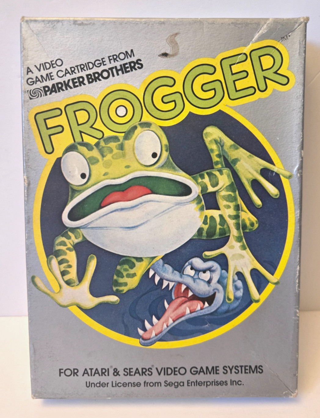 FROGGER (Atari 2600, 1982) Box & Game Only!! No Manual!! TESTED & WORKS